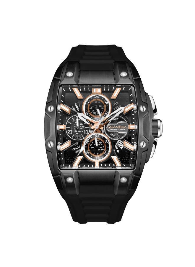 Quantum Men's Silicone Analog Watch HNG1161.061 - 43.5 mm - Image 1